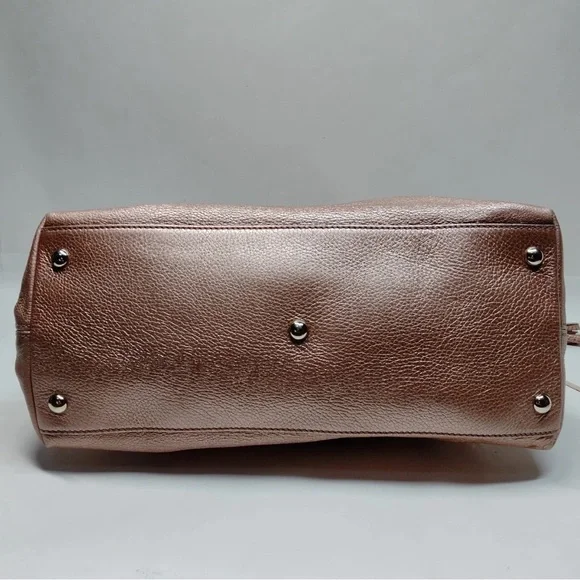 Gucci Rose Gold Soho Pebbled Leather Shoulder Hand Bag - Picture 5 of 8